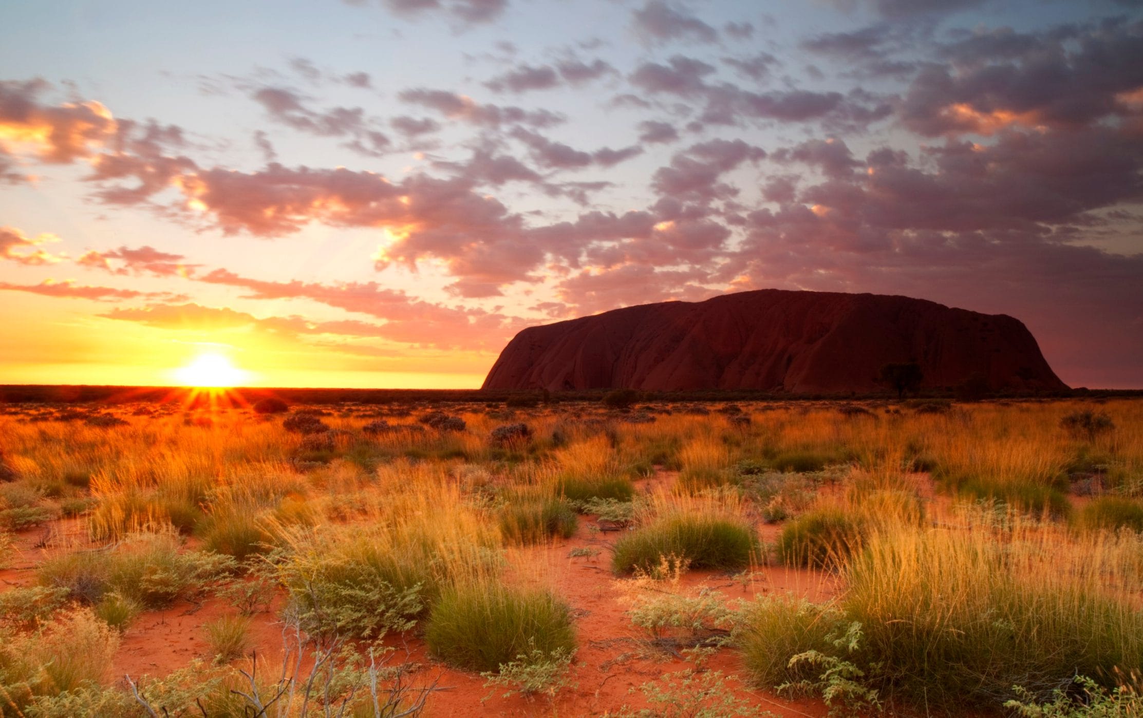 Sunrise at Uluru