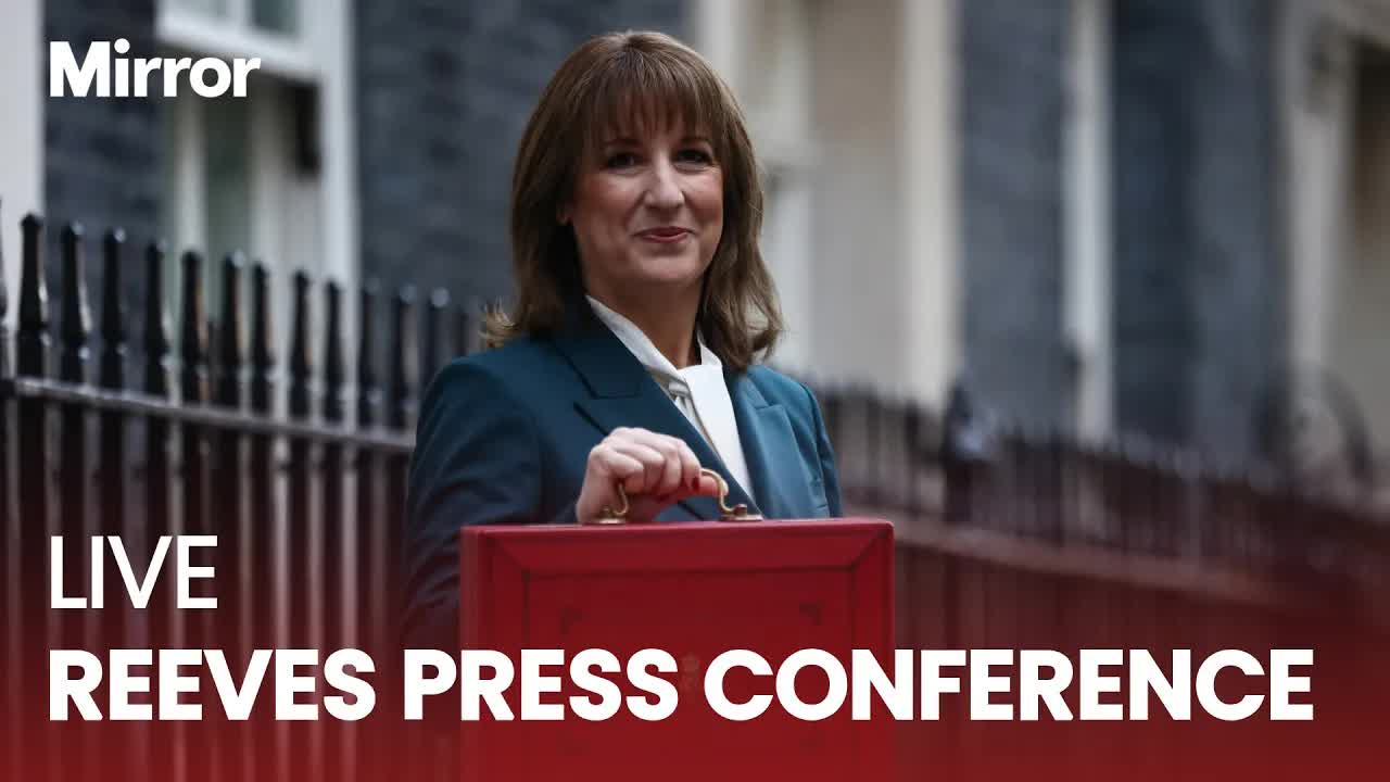 Rachel Reeves holds press conference following Autumn Budget statement