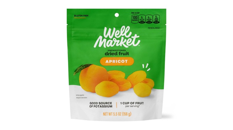 Bag of Well Market Unsweetened Dried Apricots
