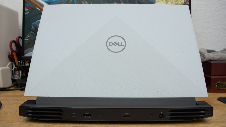 Dell laptop on desk