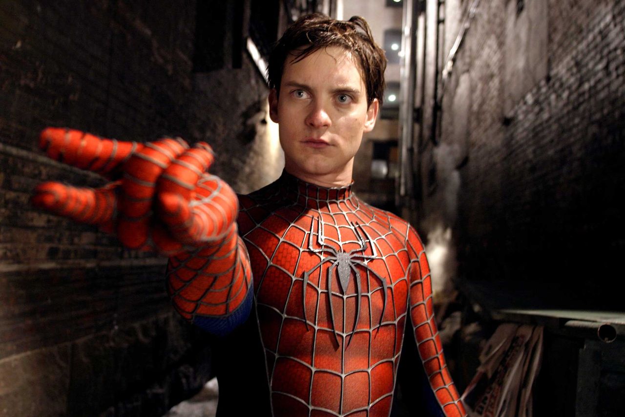 Tobey Maguire as Peter Parker/Spider-Man in 'Spider-Man 2'