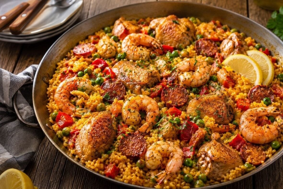 Quick and easy Spanish-style paella recipe