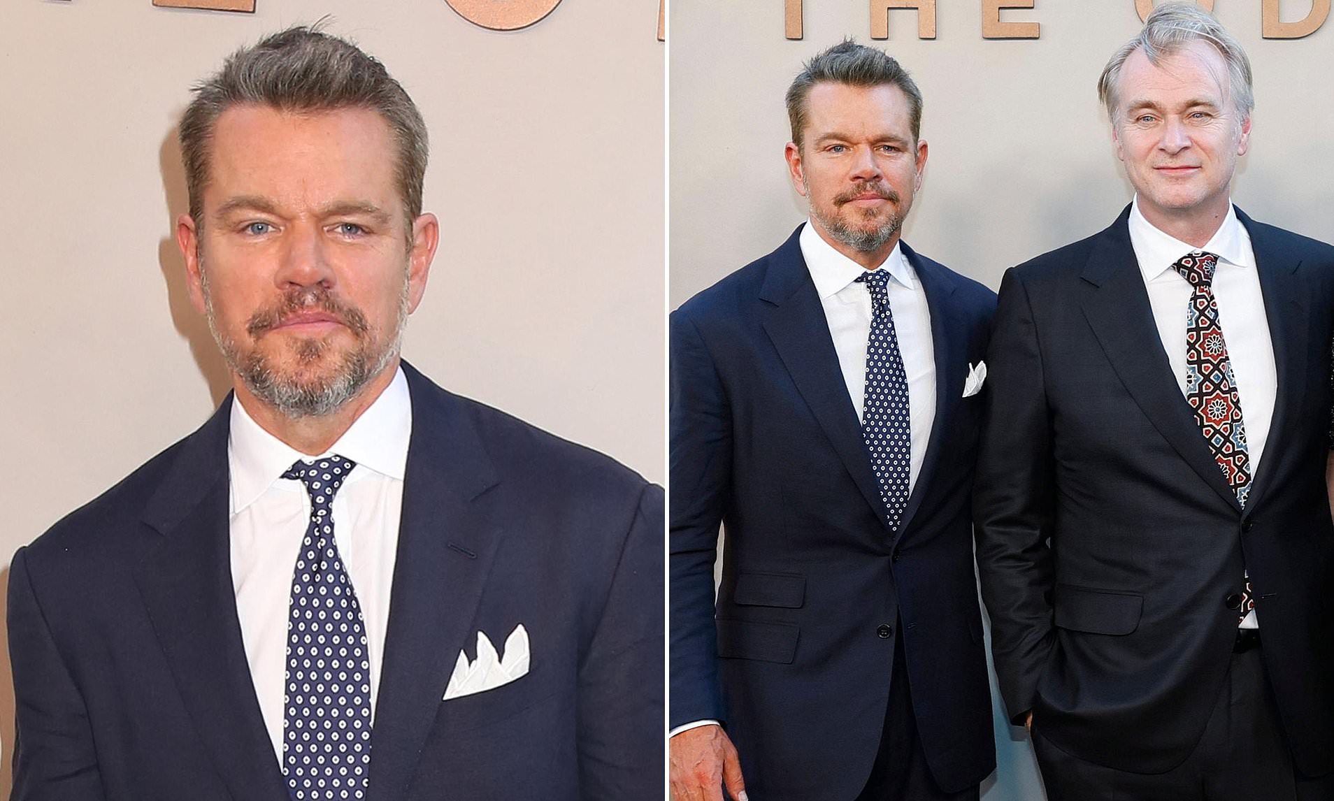 Matt Damon reveals odd way Odyssey's Christopher Nolan gets in touch