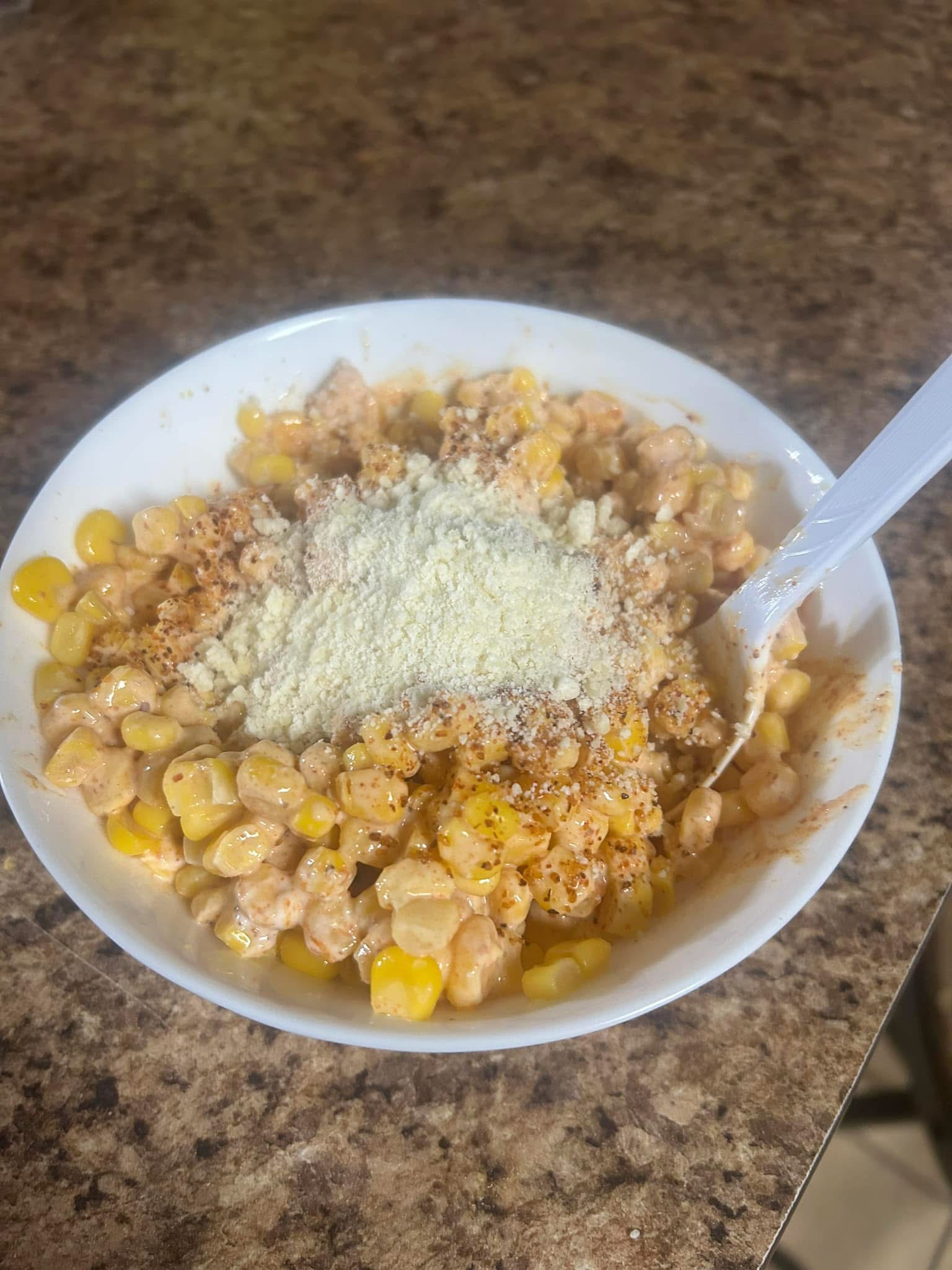 Skinny Mexican corn salad