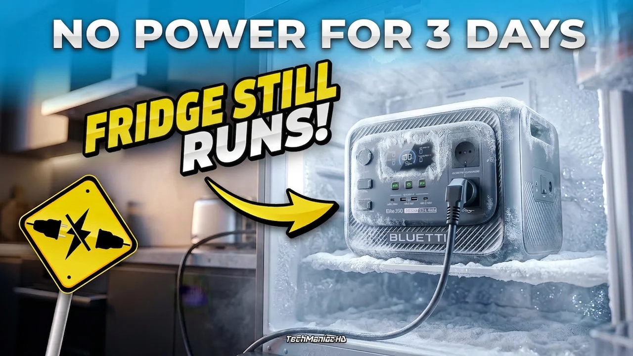 Power out? Your fridge keeps running! ️ BLUETTI Elite 300 + SORA 500 ...