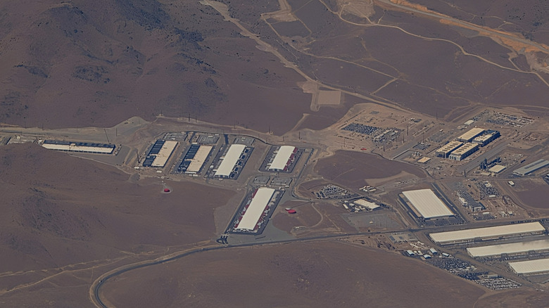 An aerial view of the Citadel data center in Nevada.
