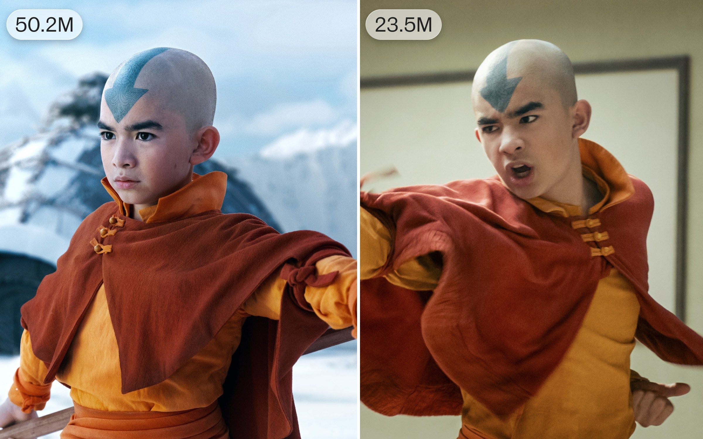 Season one and two viewing figures for the first three weeks on Netflix