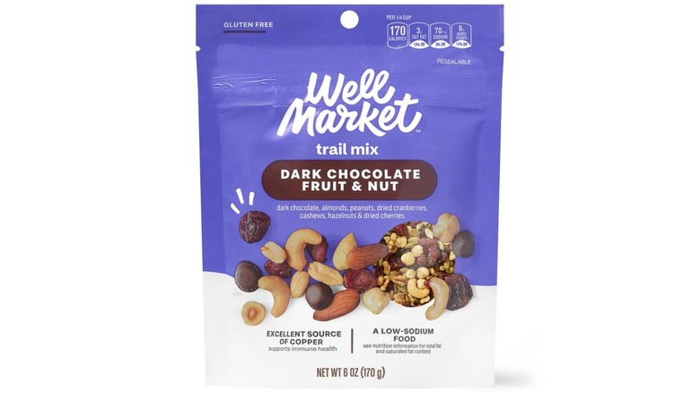Bag of Well Market Dark Chocolate Fruit and Nut Trail Mix
