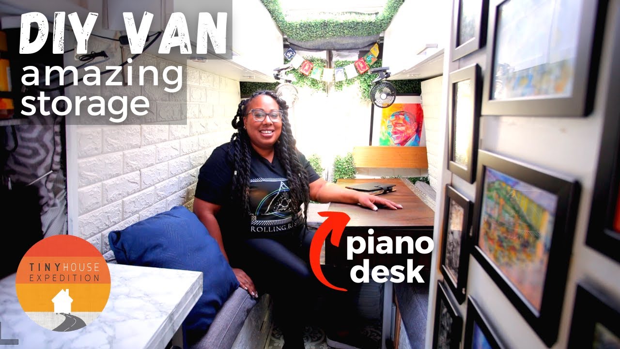 Fabulous DIY van conversion - Solo Black female van life as self care