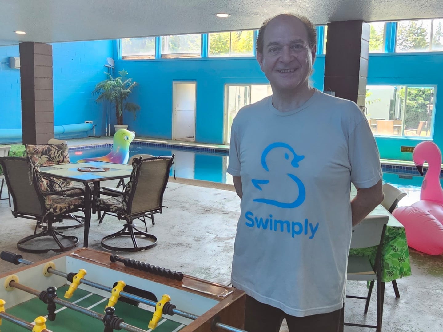 When I lost my business, I started renting out my indoor pool to earn money. Now, it's my full-time job.