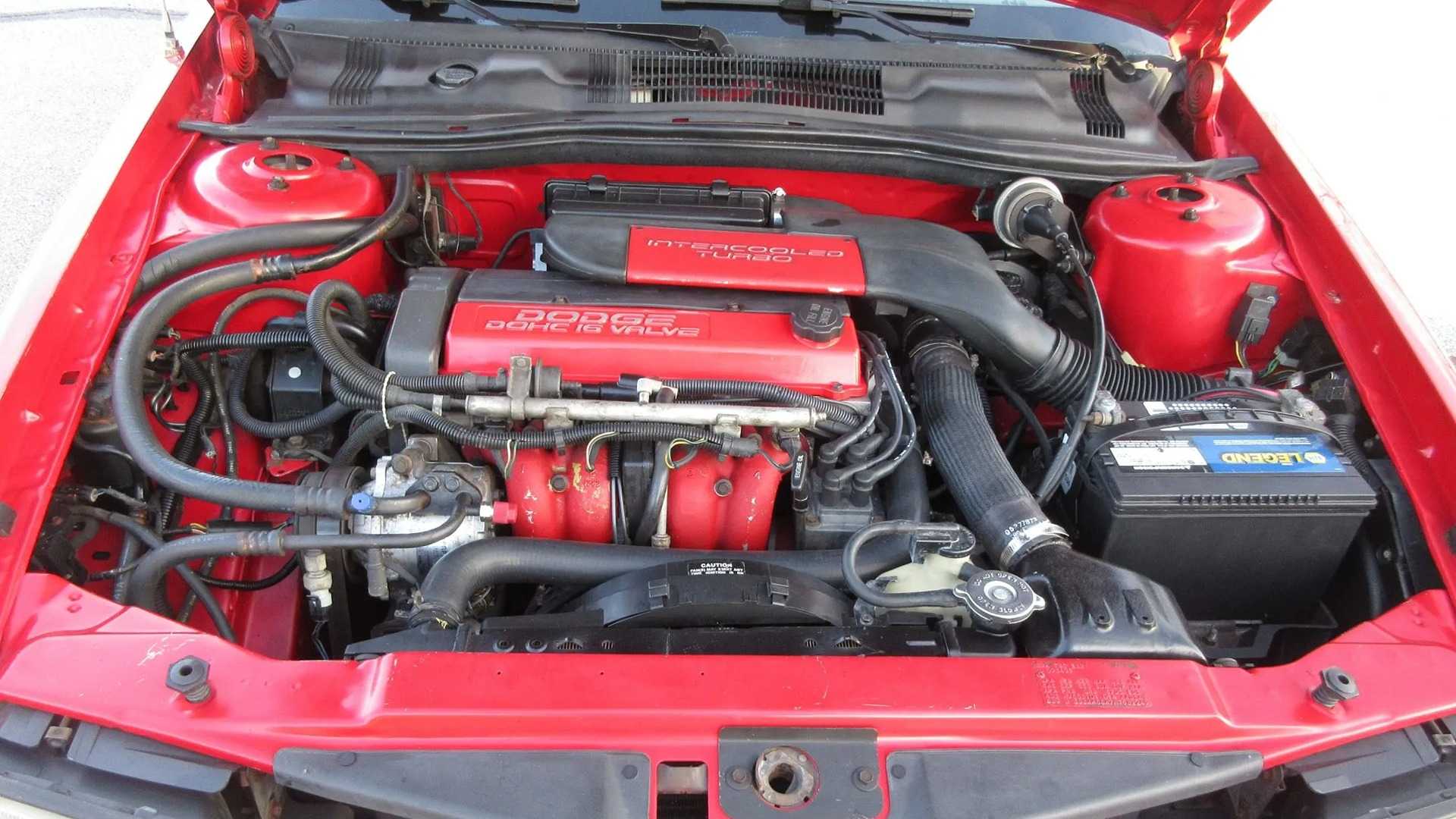 Dodge Spirit R/T engine view
