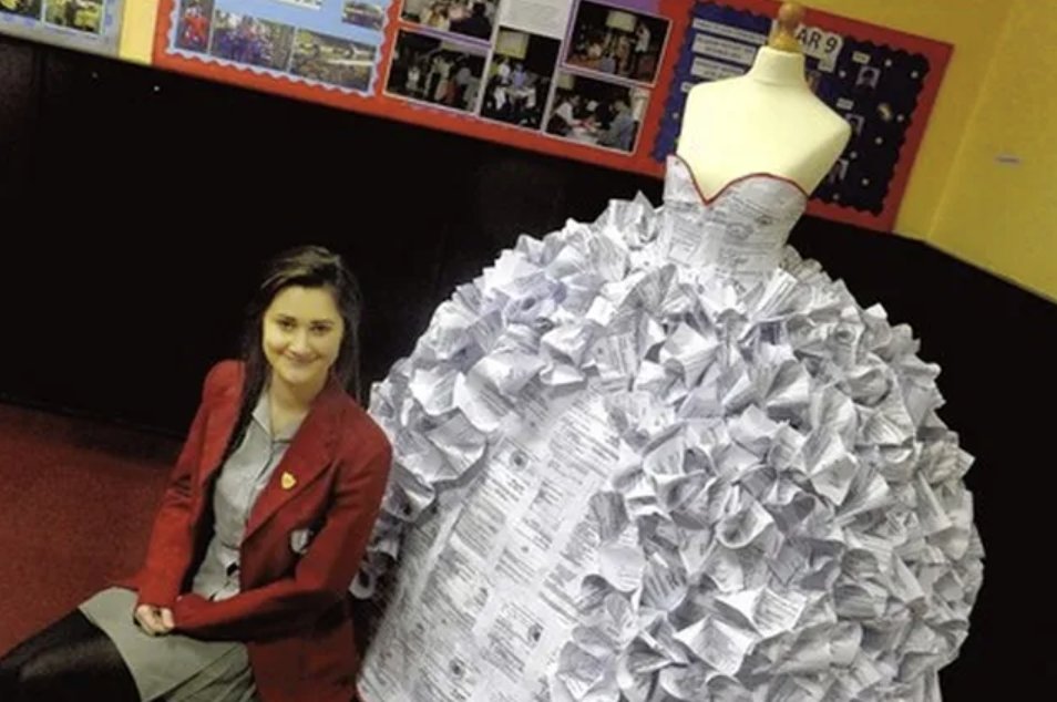 Bride of Broken Vows: Teen Crafts Wedding Dress