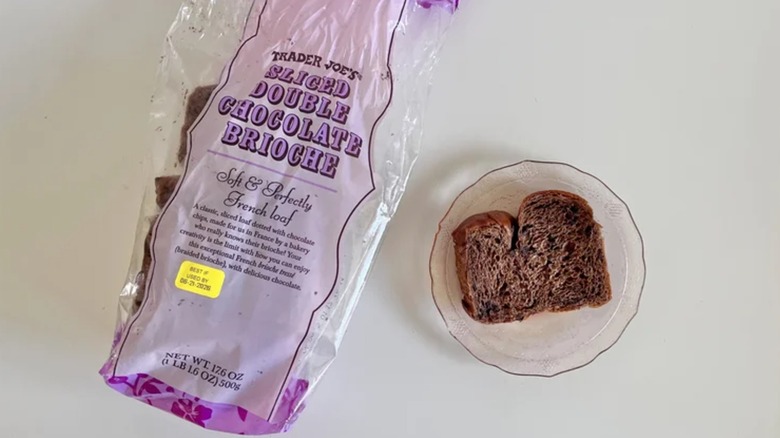 Sliced Double Chocolate Brioche from Trader Joe's