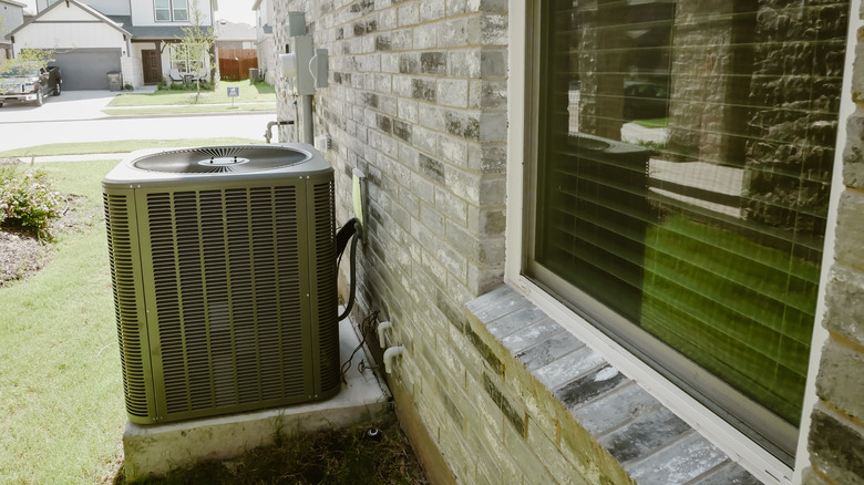 AC unit outside home