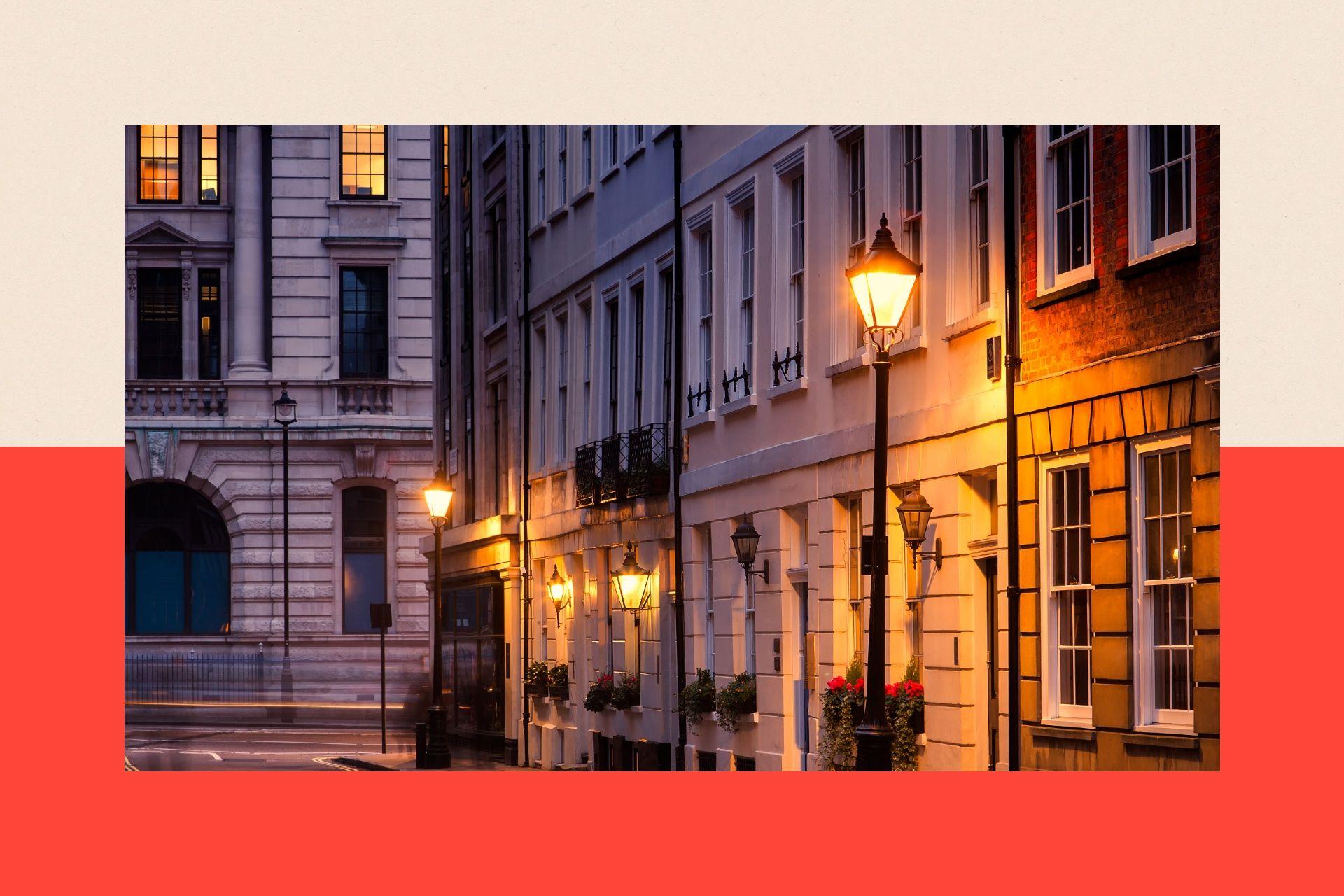Gas lamps began lighting London's streets in 1807