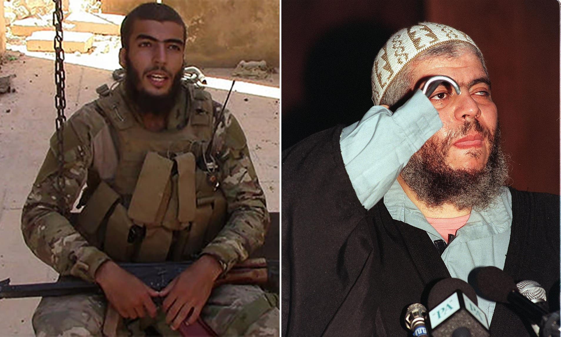 Hate cleric Abu Hamza's son launches legal bid to return to UK after allegedly fighting for Al Qaeda