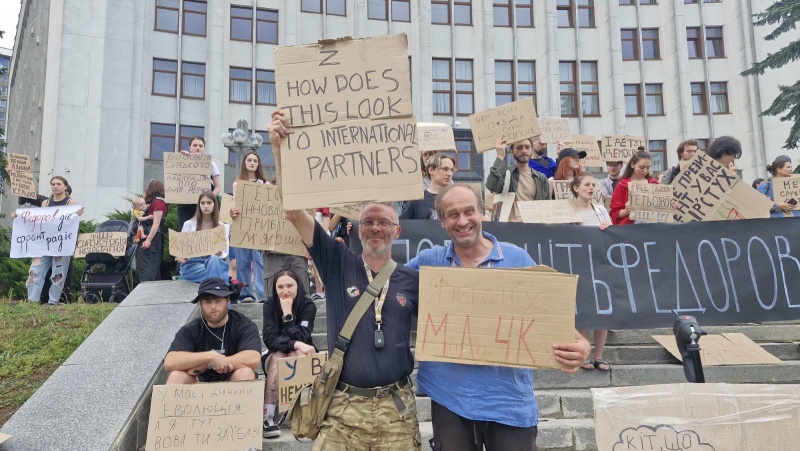 Protests over Ukrainian defense minister Fedorov's resignation enter ...