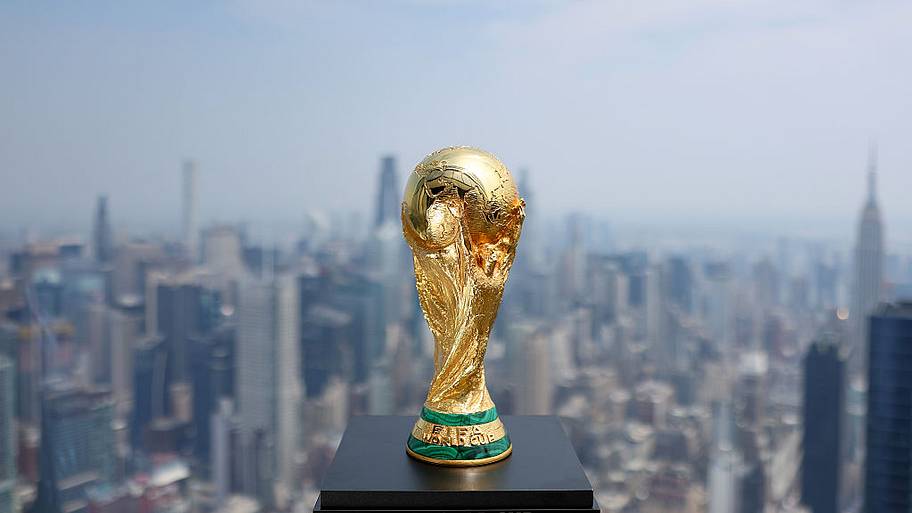World Cup trophy in New York City