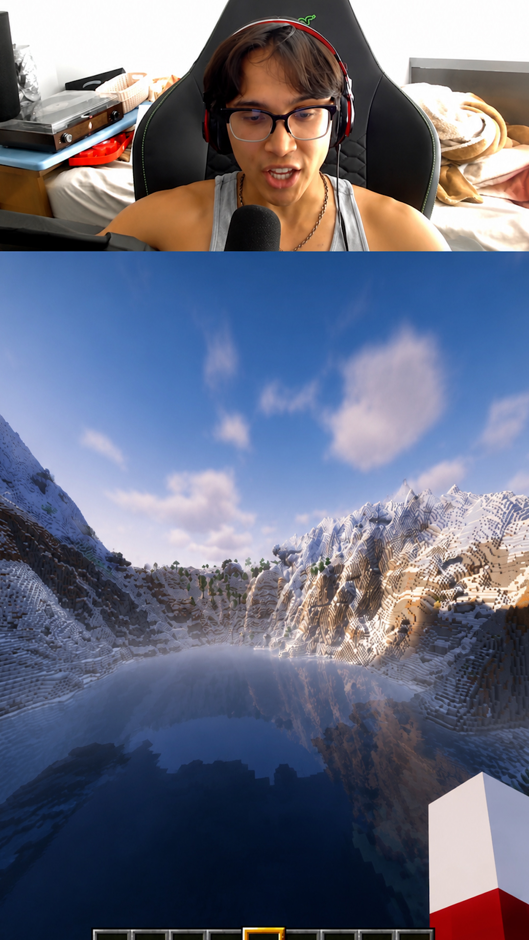 Comparison of Minecraft world mountain seeds