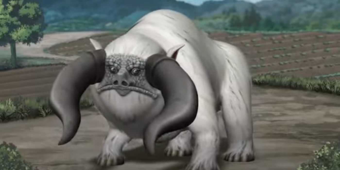 An awkward CGI monster in Kamikatsu.