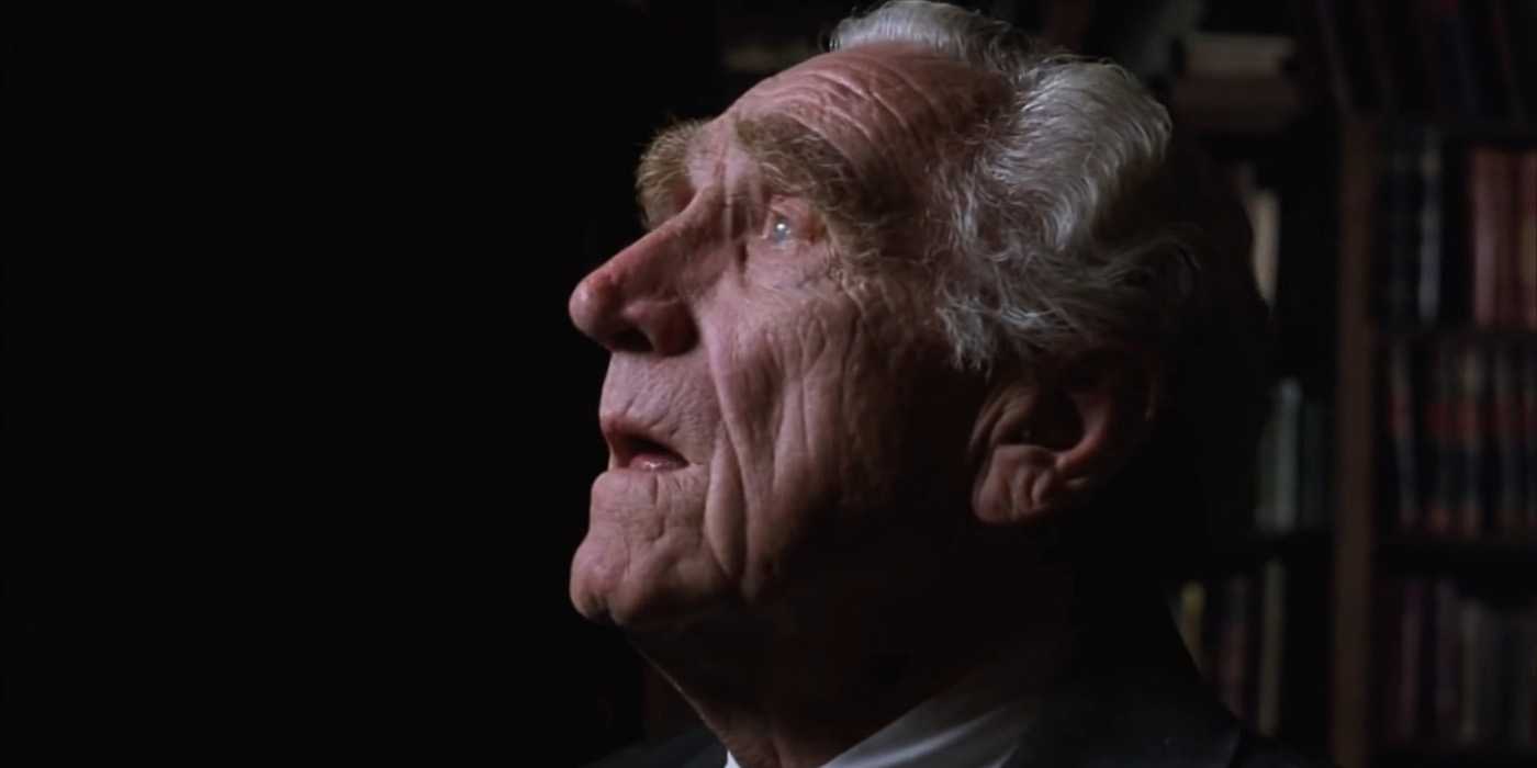 Brooks looking out a window in Shawshank Redemption