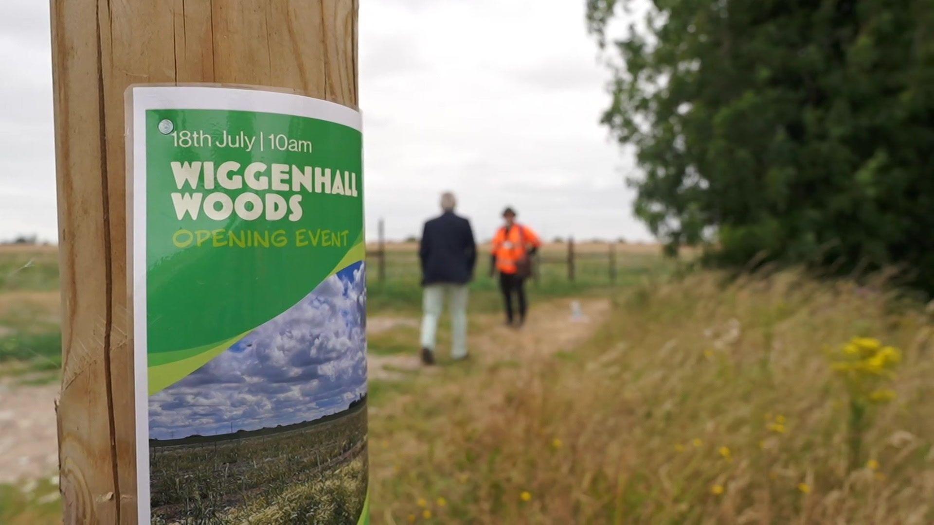 Wiggenhall Woods opened officially on Saturday