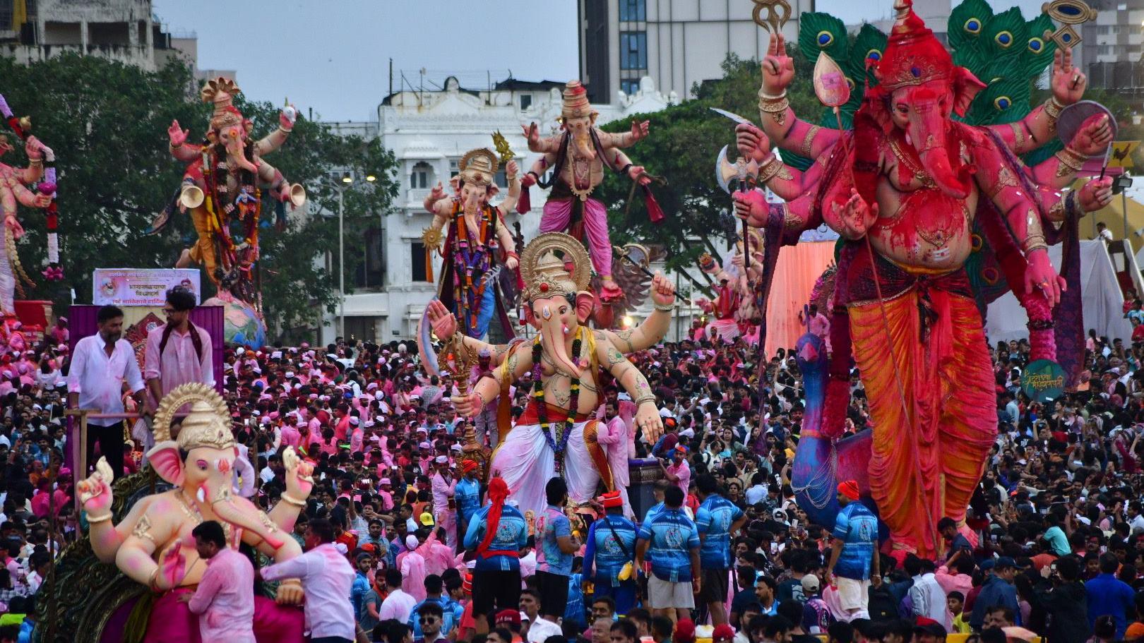 Ganesh Chaturthi is celebrated with pomp and fervour across Maharashtra