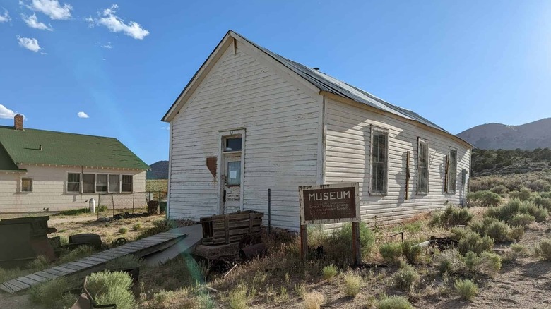 Cherry Creek Museum in the old school house in Cherry Creek, Nevada