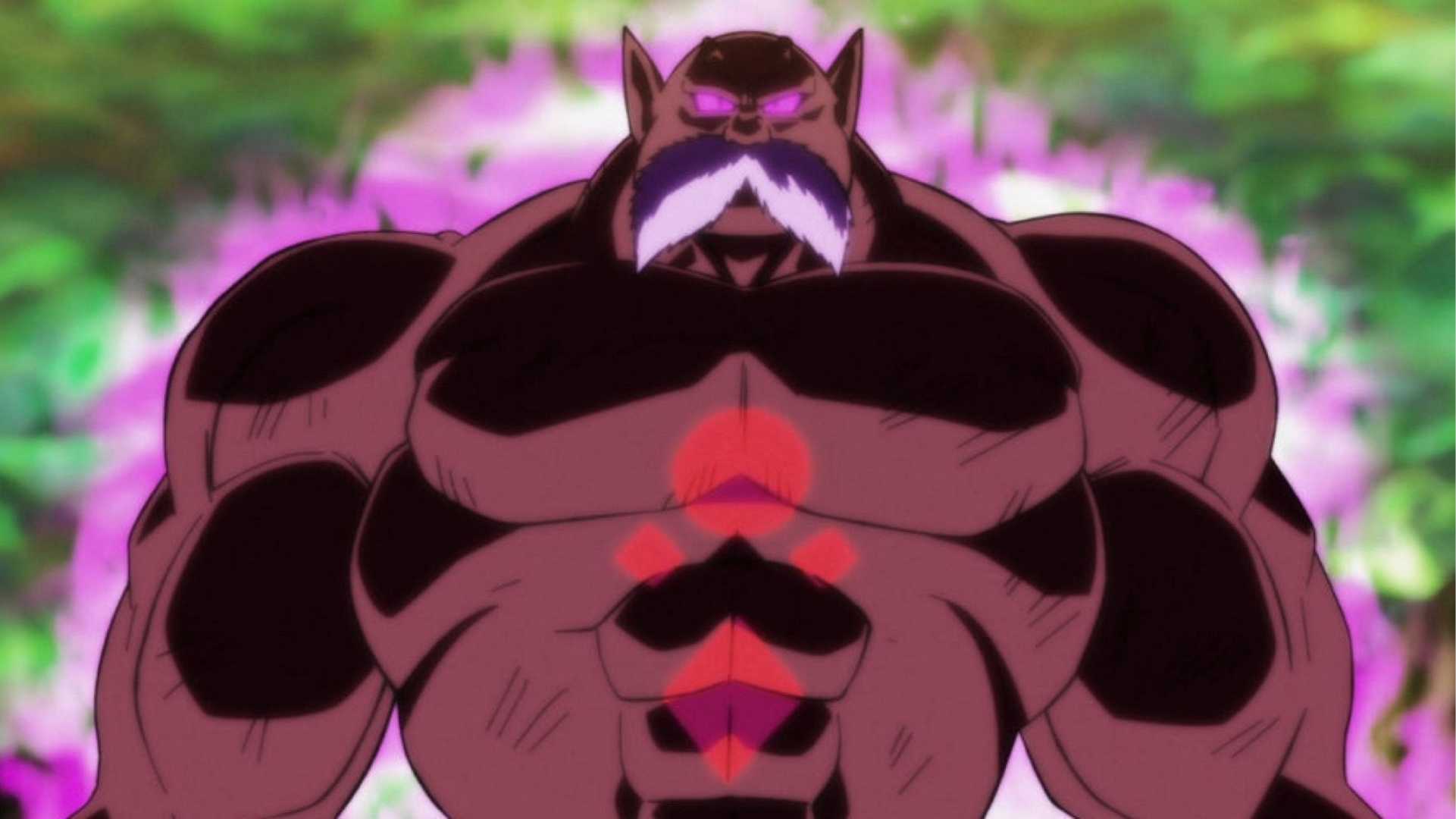 Universe 11's Toppo, in his Destroyer form, during Dragon Ball Super's Tournament of Power.