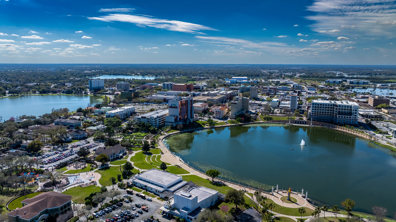 Between Tampa and Orlando is Florida's colorful outdoor mall with shops, tasty eats, and movies