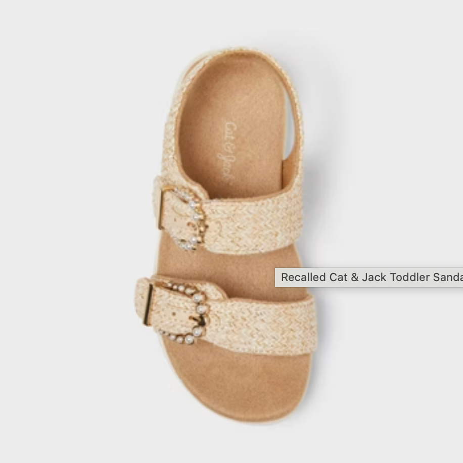 Target recalls over 200,000 children's sandals due to choking risk