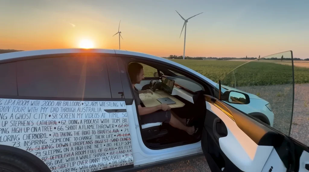 This Tesla Model X Plaid owner in Austria conducted an interesting experiment