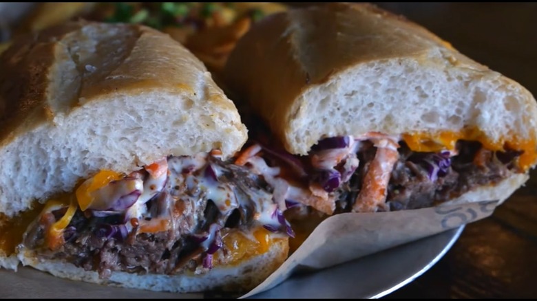Angry Texan sandwich from The Mule