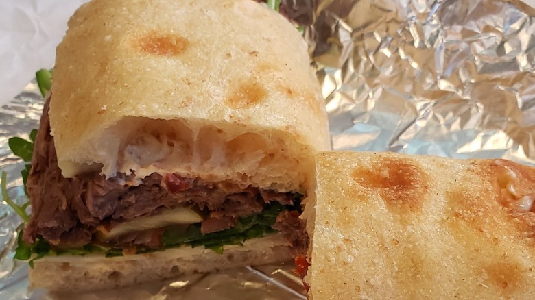 Braised Short Rib sandwich from Sandwich Republic
