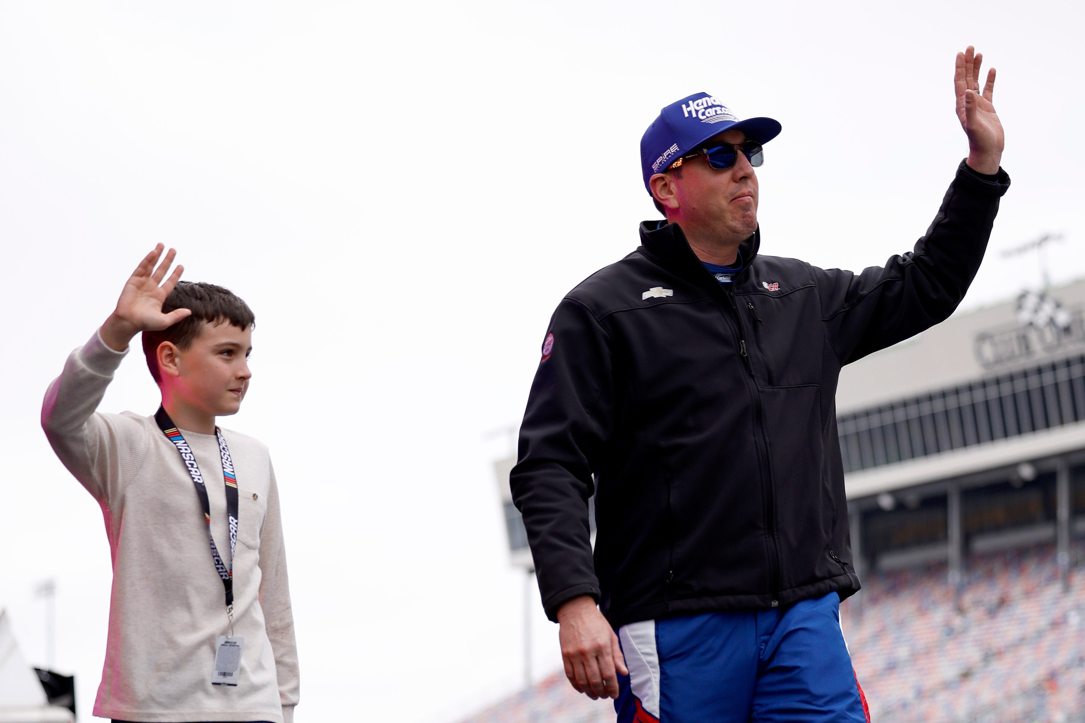 Brexton Busch does burnout in No. 8 car, then bows at celebration of ...