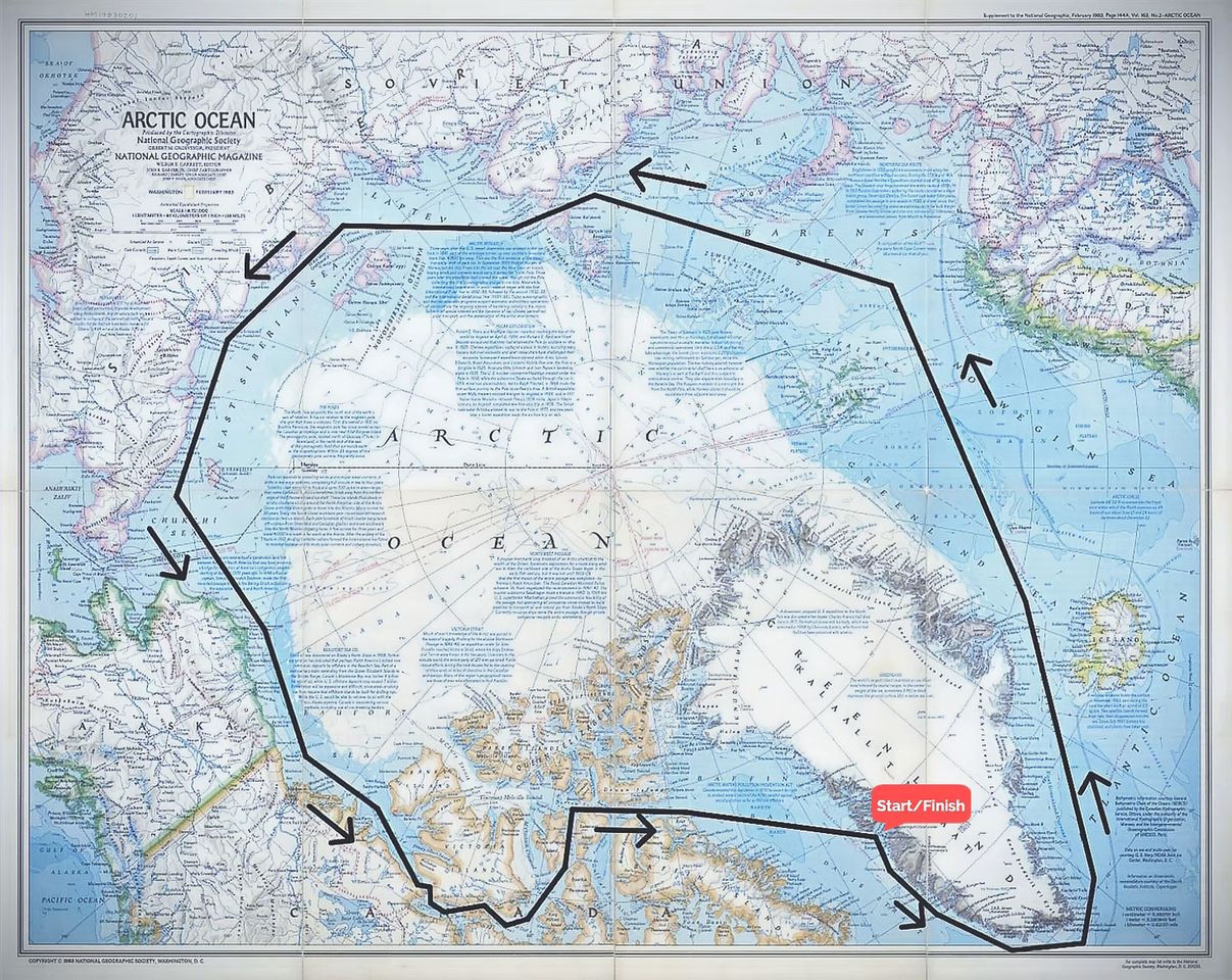 Sailor Sets Out on 10,000-Mile Journey to Become First Person to Complete a Solo, Nonstop Circumnavigation of the Arctic Ocean