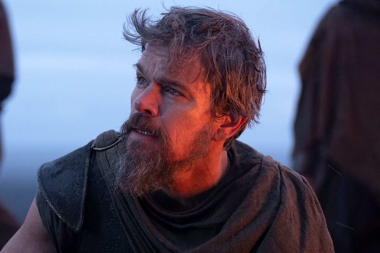 Matt Damon is Odysseus in THE ODYSSEY, written, produced, and directed by Christopher Nolan
