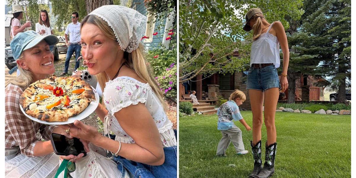 Bella Hadid’s whimsical countryside getaway made for the dreamiest summer style moments