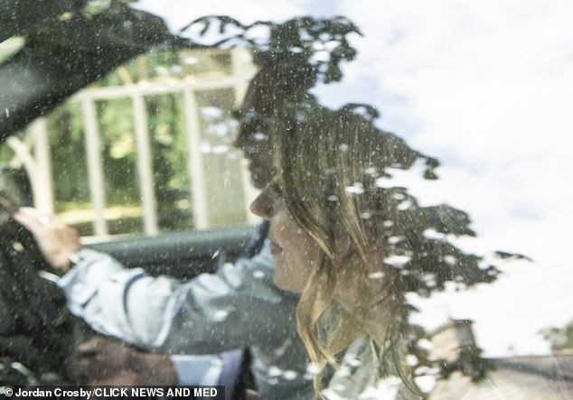 Earlier in the day, Mel's bandmate Geri Halliwell was seen arriving at the wedding venue with her husband Christian Horner