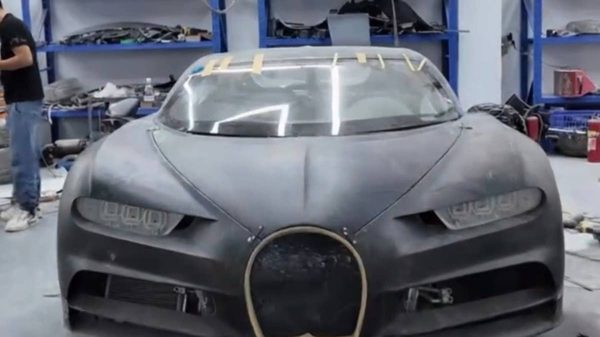 Someone Hacked Up a Perfectly Fine Audi R8 to Build a Bugatti Chiron Replica