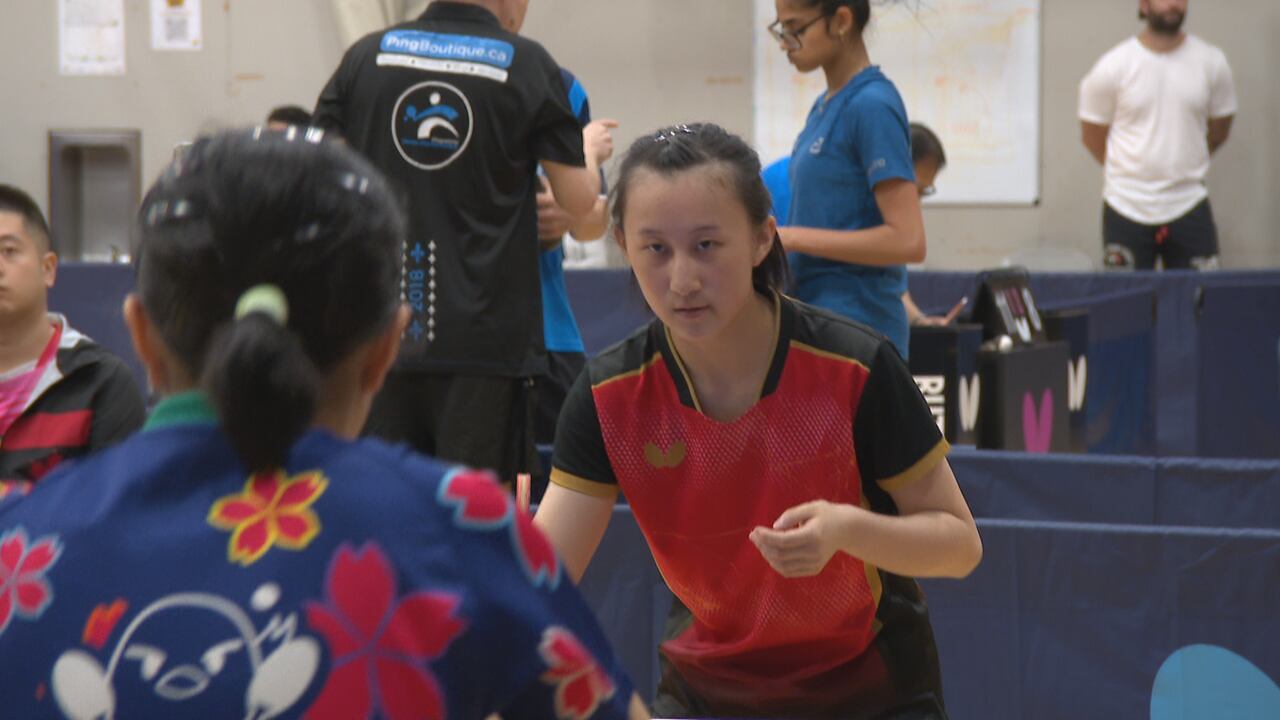 Table tennis players compete for national championship in Winnipeg