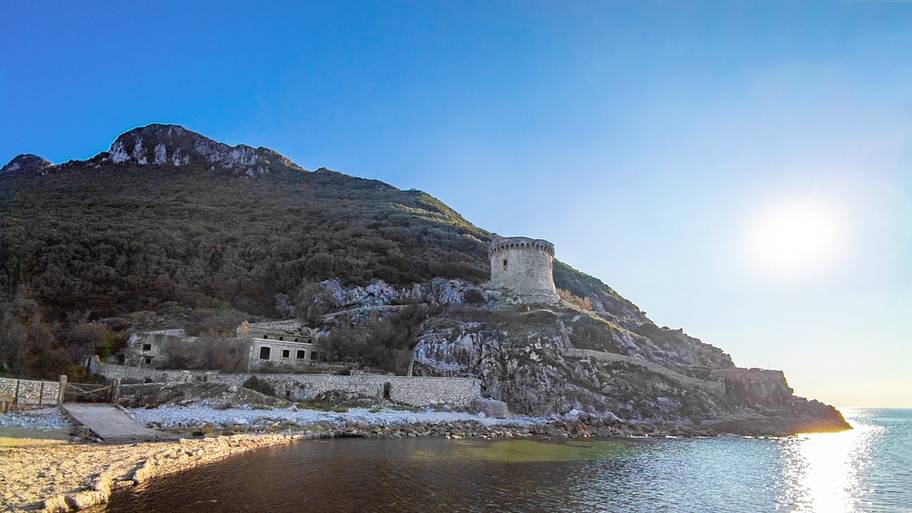 Ruins in Monte Circeo, Italy
