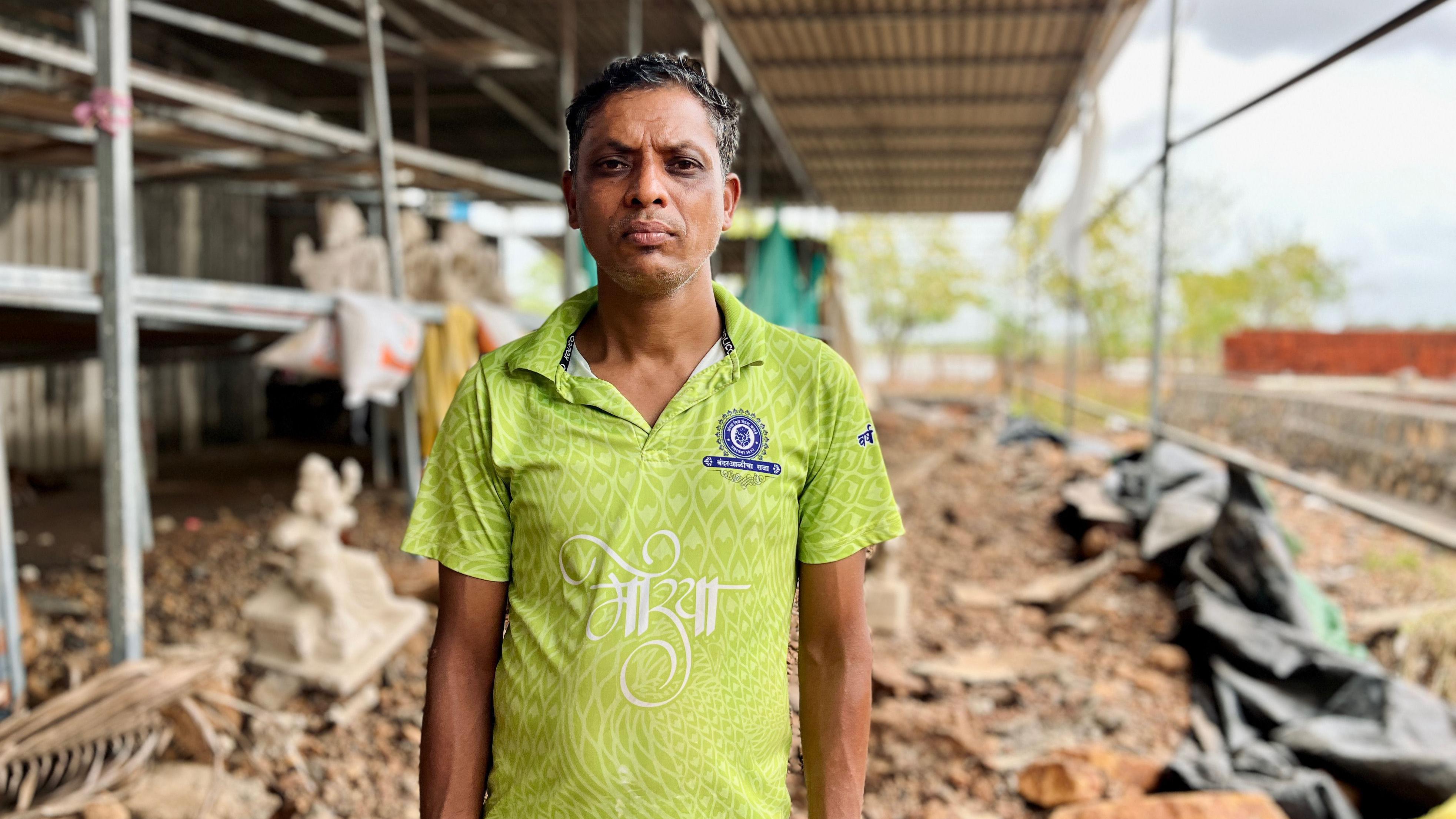 Dilip Mhatre lost all his work in the floods triggered by heavy rainfall