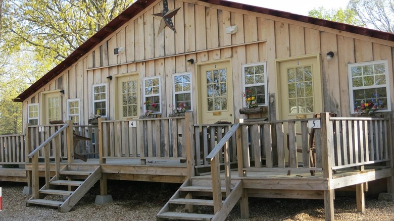 The main building of Ozark Mountain Springs RV Park, Mountain View, Missouri