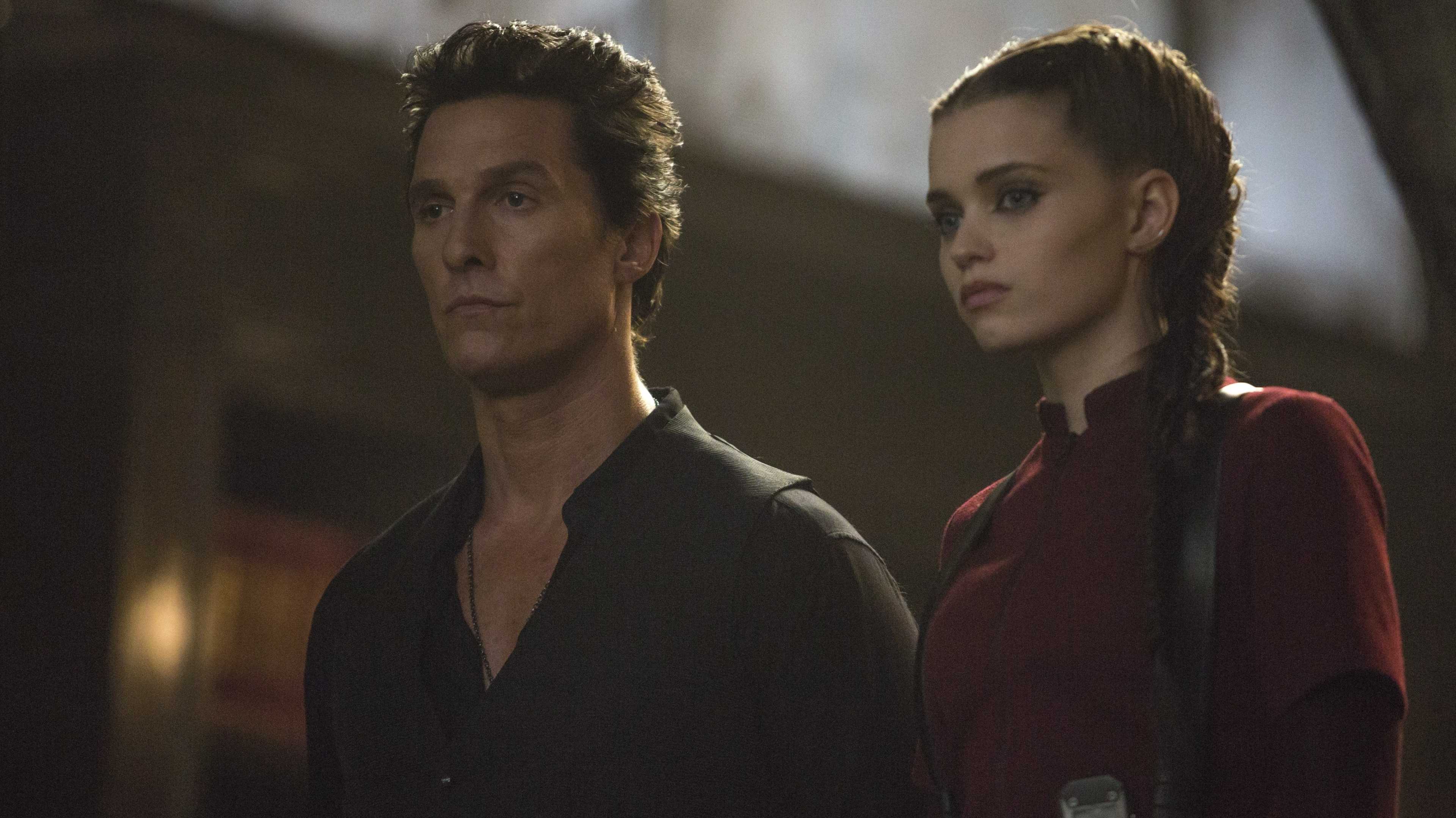 Matthew McConaughey and Abbey Lee in The Dark Tower