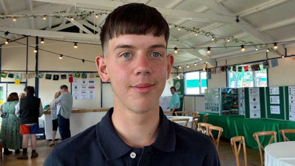 Eighteen-year-old Jacob Griffiths says farmers starting out can struggle to buy land