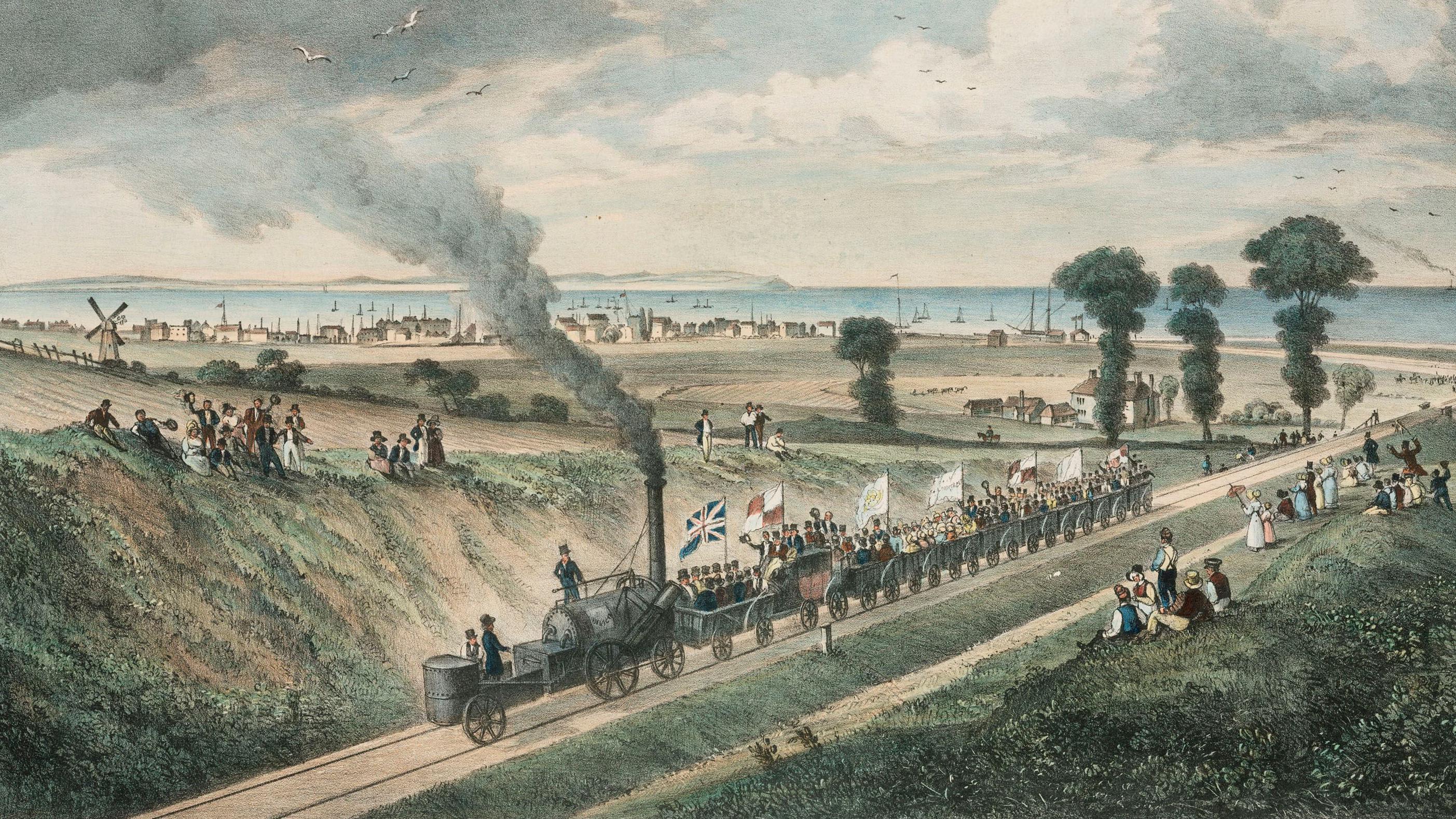 The Crab and Winkle Railway opened on 3 May 1830