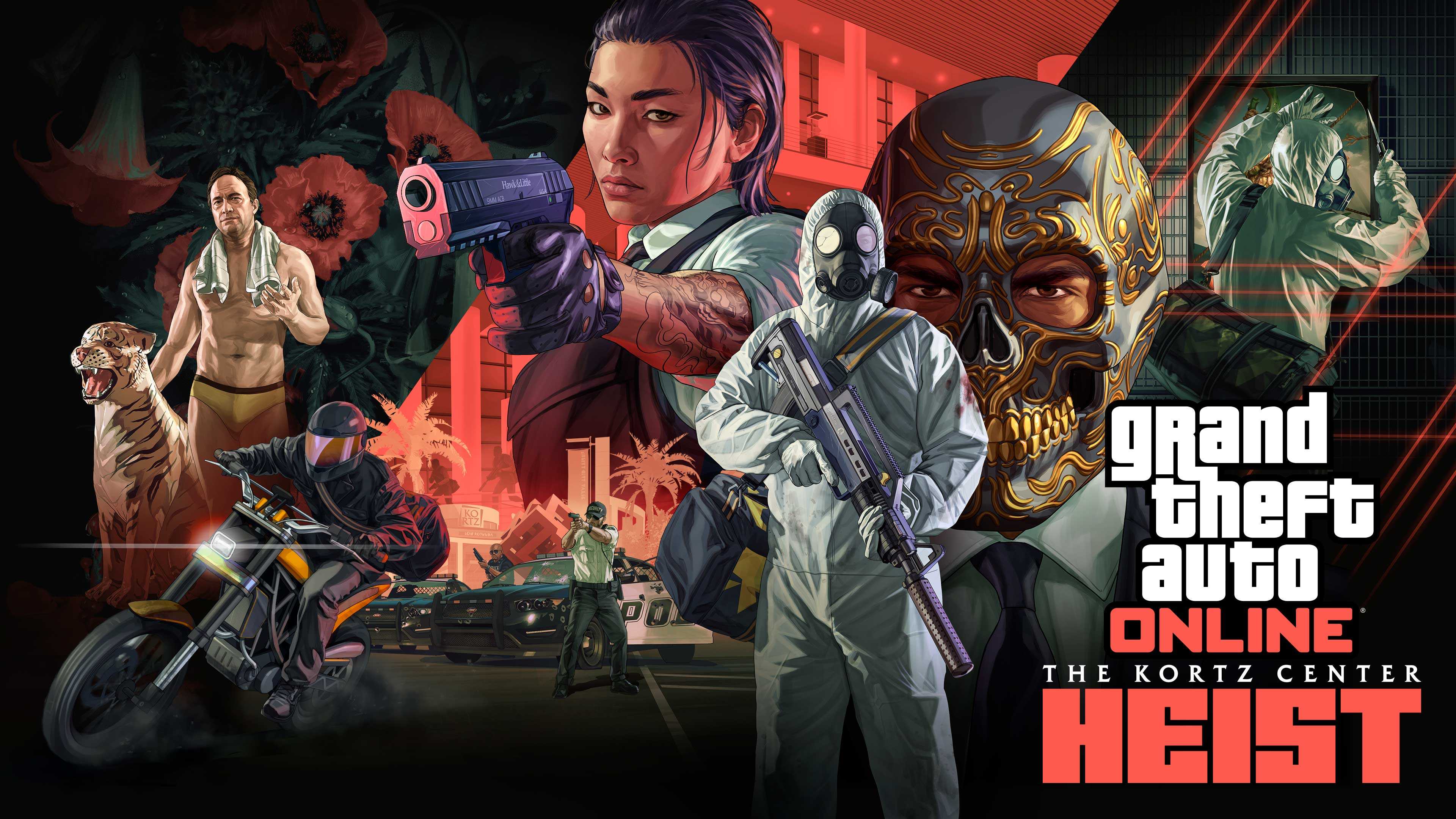 gta online kortz center heist key art