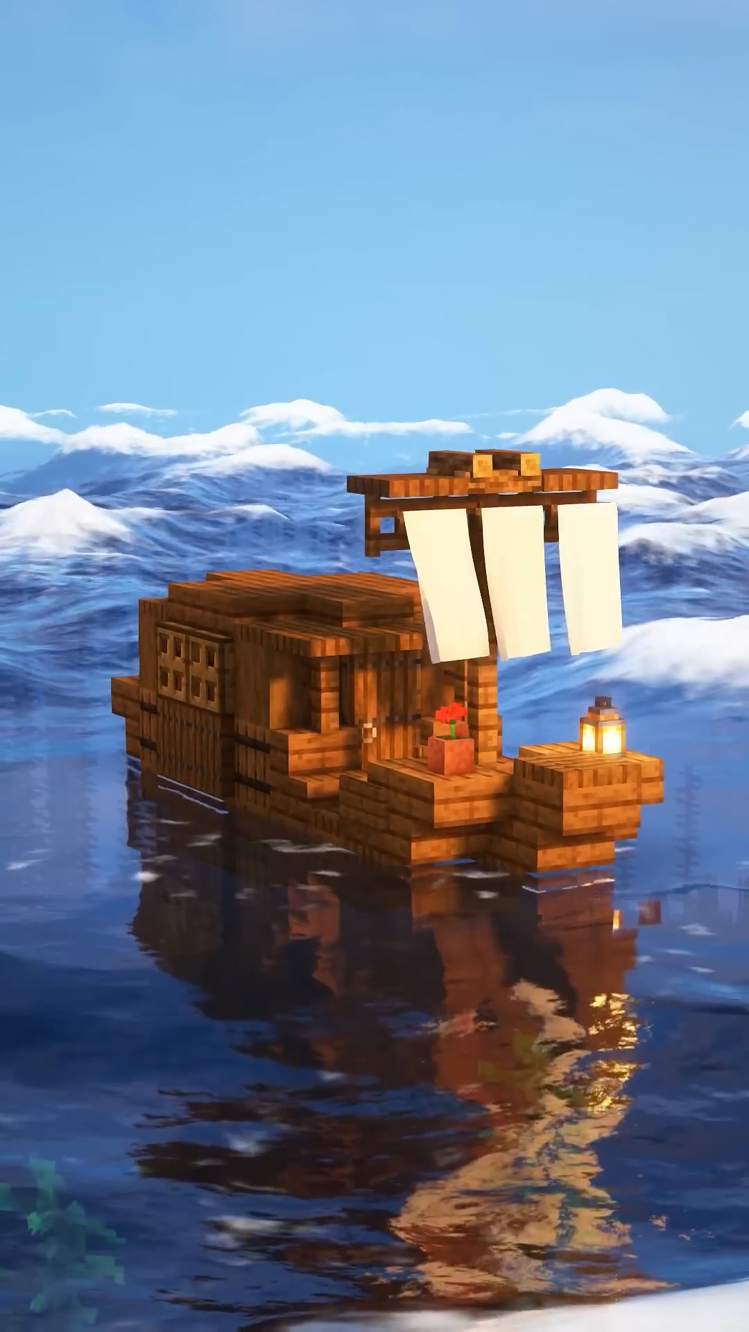 This Minecraft boat turns open water into adventure