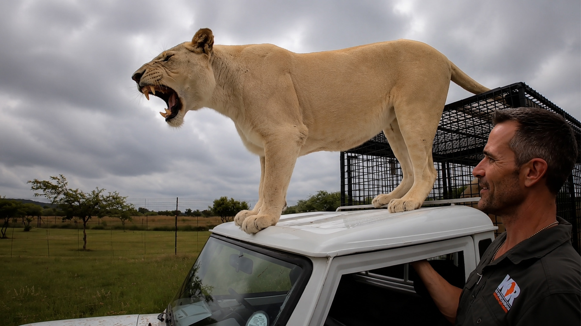 This Lion Roared Over His Head 